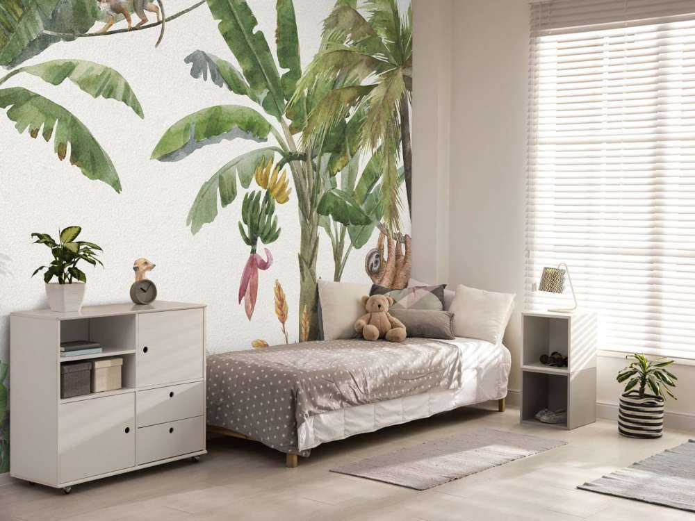 Giungla con animali colorati