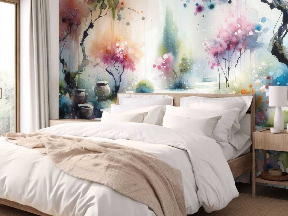 Dreamlike Garden Pathway Scene