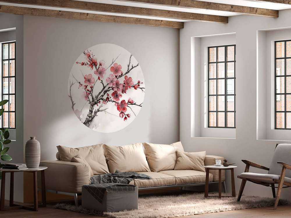 Rami di Fiori di Ciliegio a Inchiostro #6