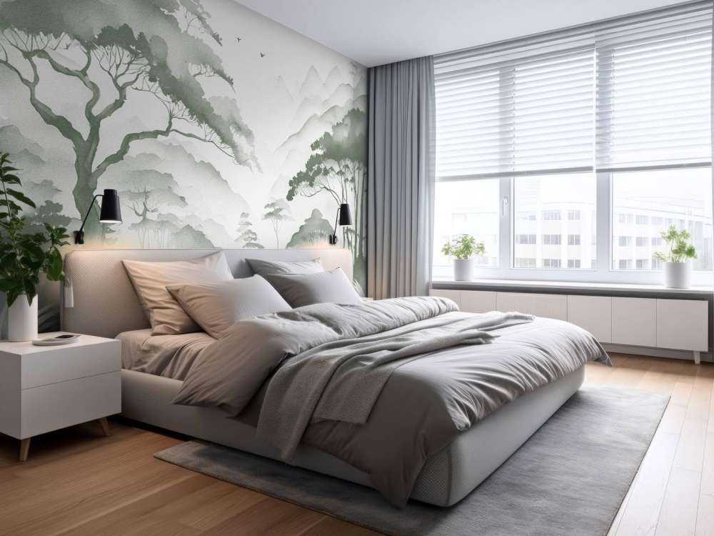 Valle di Montagna Nebbiosa, verde