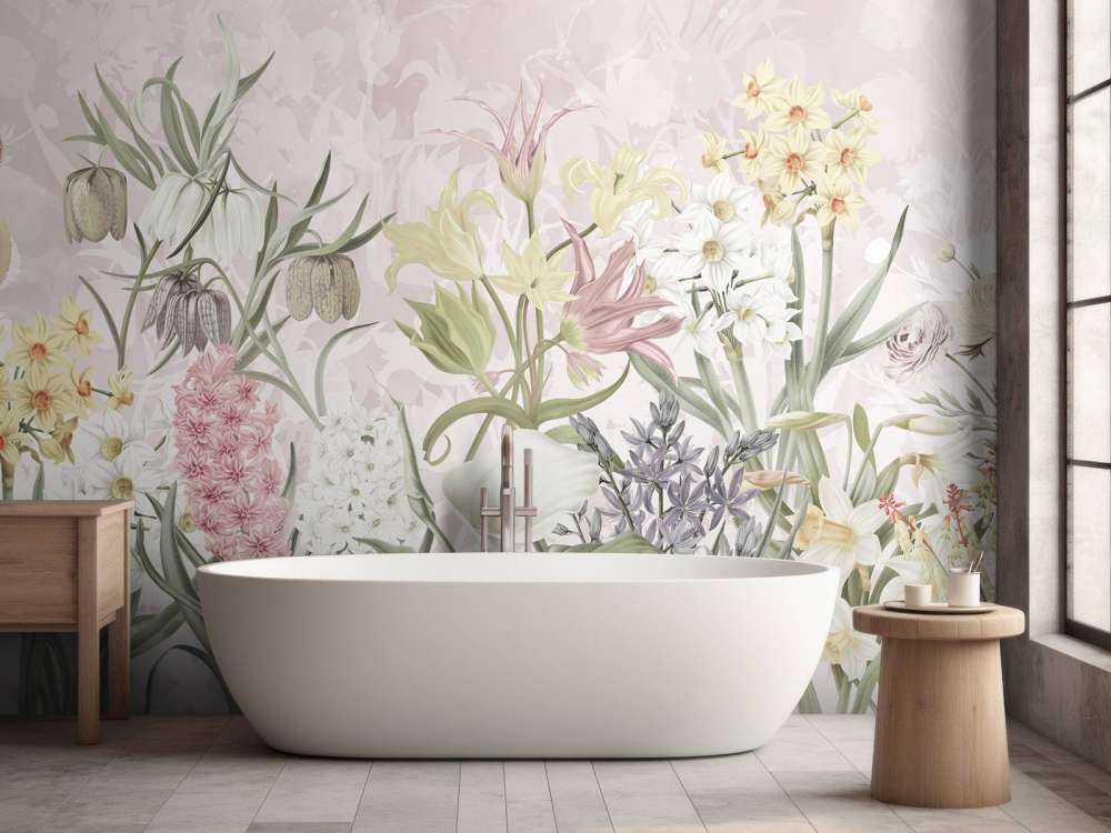 Fiori di Primavera - Rosa Petalo Pastello