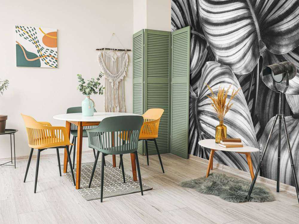 Pianta con foglie a strisce