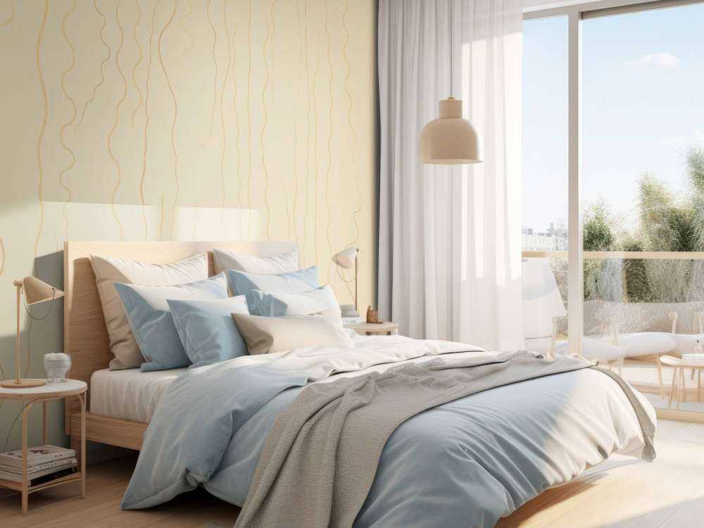 Linee organiche erba beige II