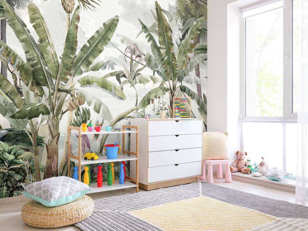 Disegno tropicale di foresta pluviale