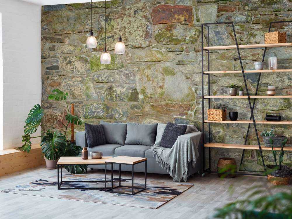 Vecchio muro con muschio