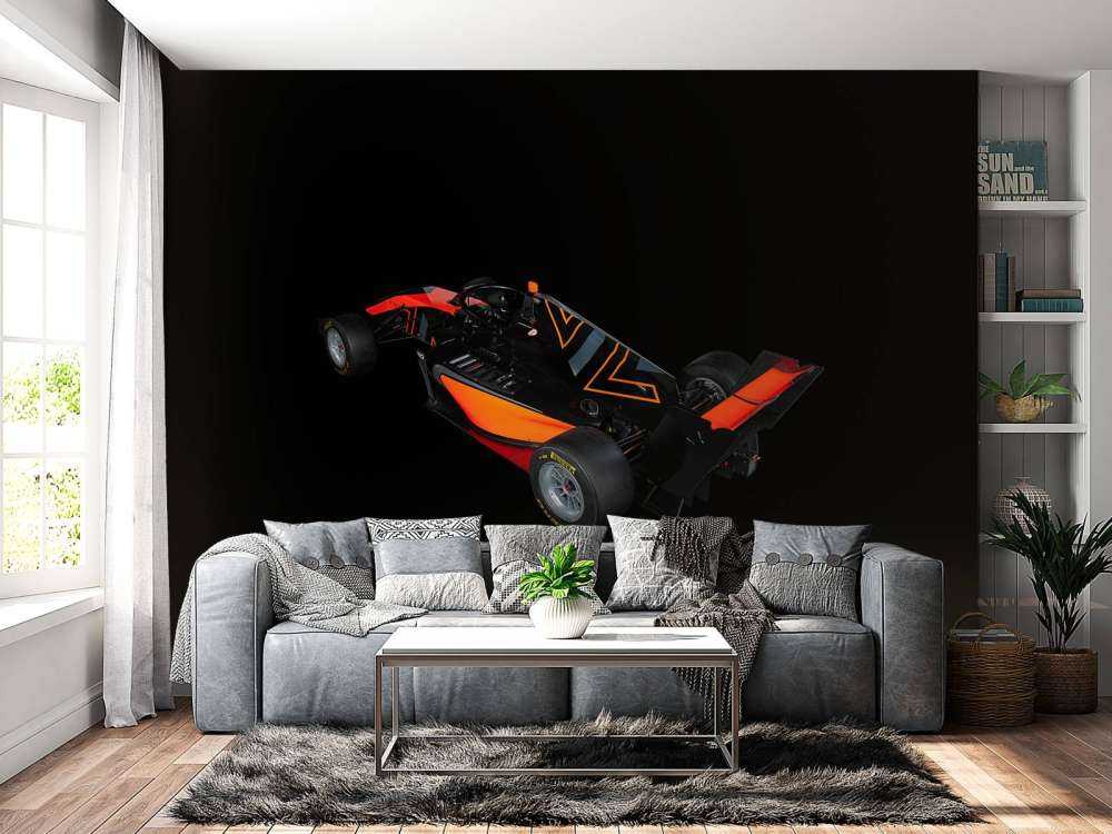 Formula 3 - Rear left view - dark