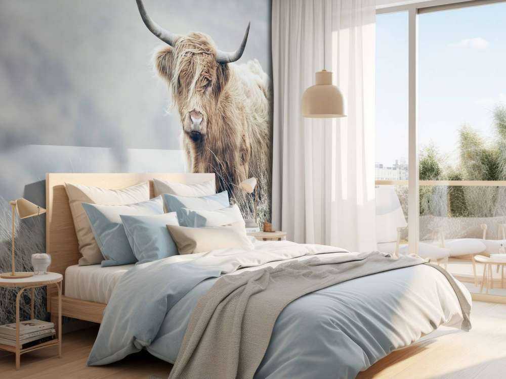 Highlander scozzese in natura