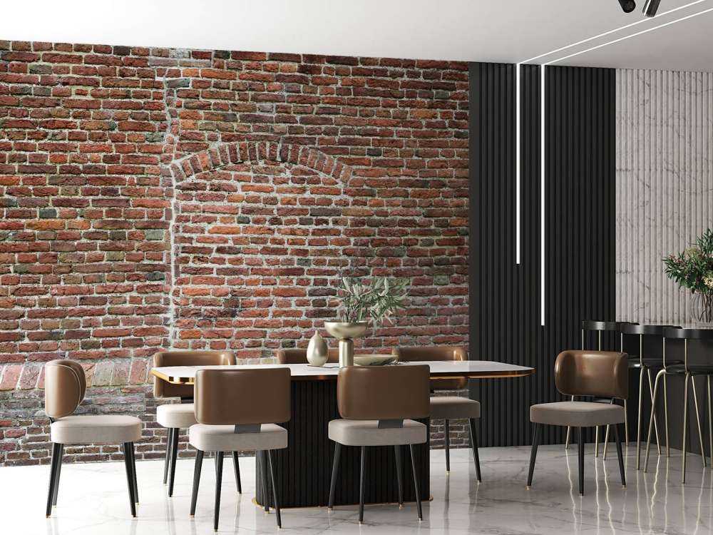 Vecchio muro incrinato