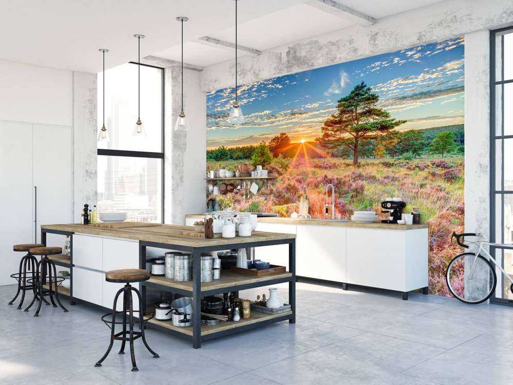 Tramonto in campagna