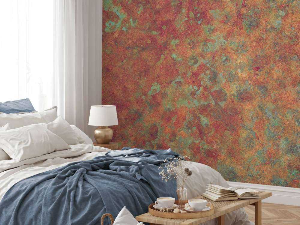 Metallo industriale ossidato