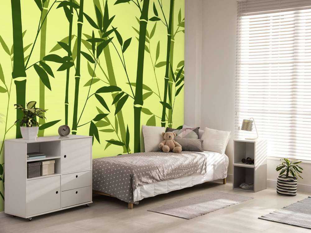 Illustrazione della foresta di bambù