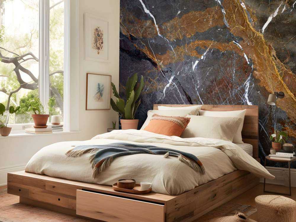 Marmo con linee sottili