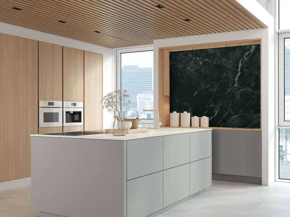 Marmo classico con sfumature verdi