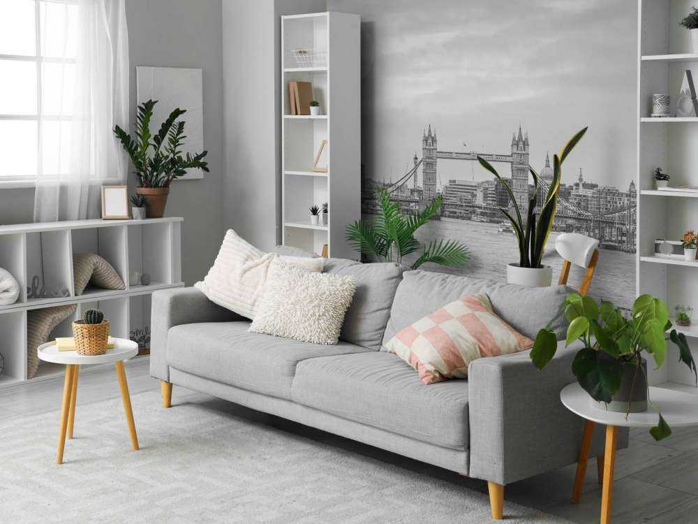 Paesaggio urbano di Londra in bianco e nero