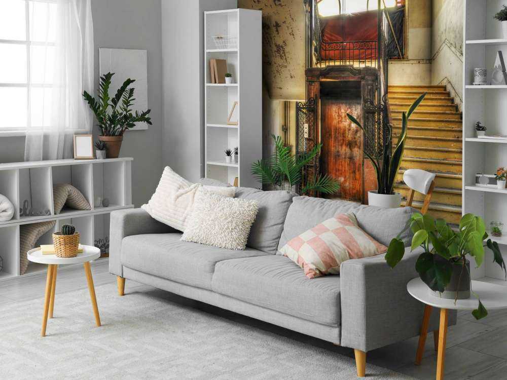 Atrio dell'hotel abbandonato