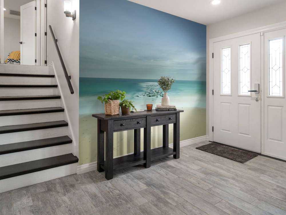 Mare calmo con gabbiani