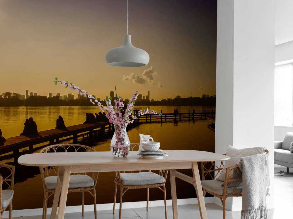 Rilassarsi al Kralingse Plas di Rotterdam 