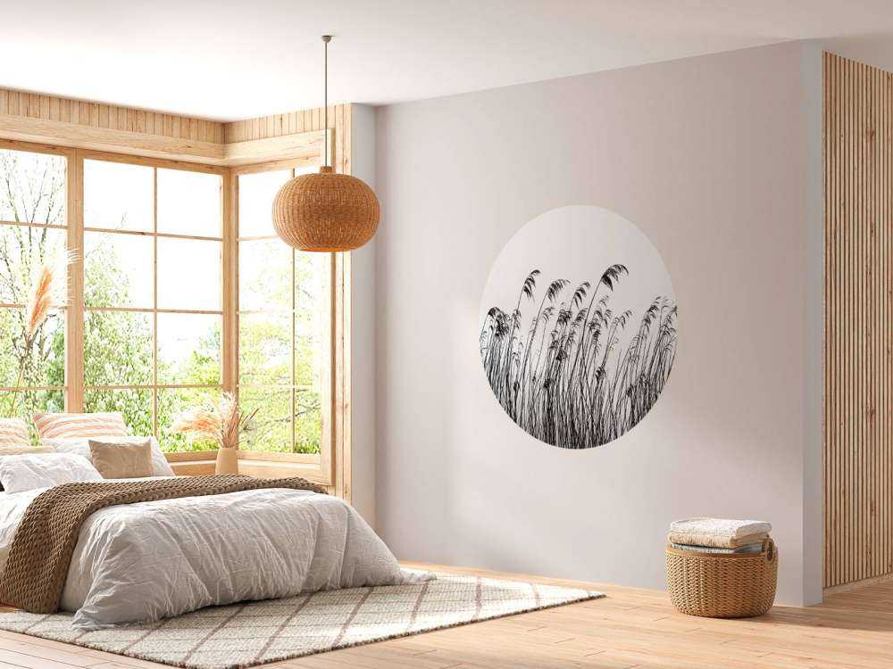 Cannaiola sul lungomare in bianco e nero