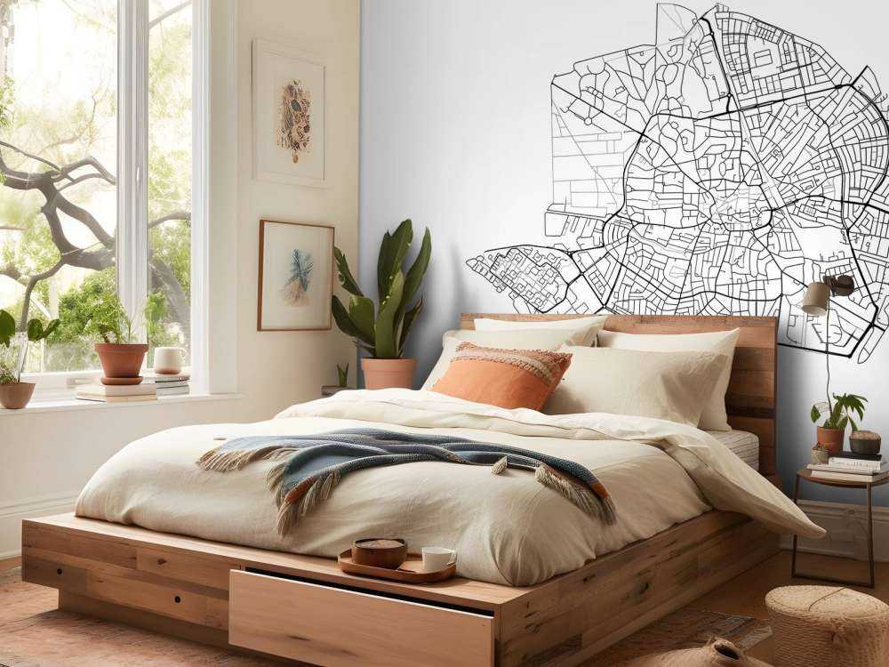 Mappa di Hilversum, bianco 