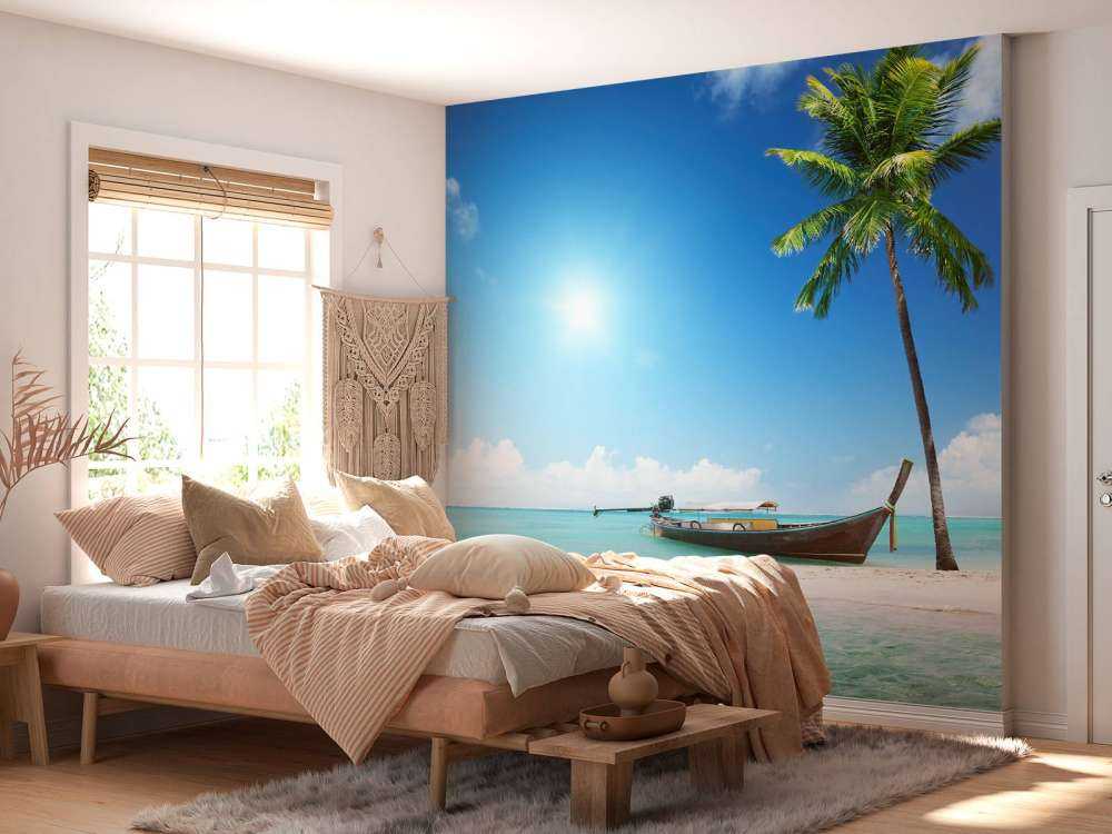 Isola disabitata e una barca