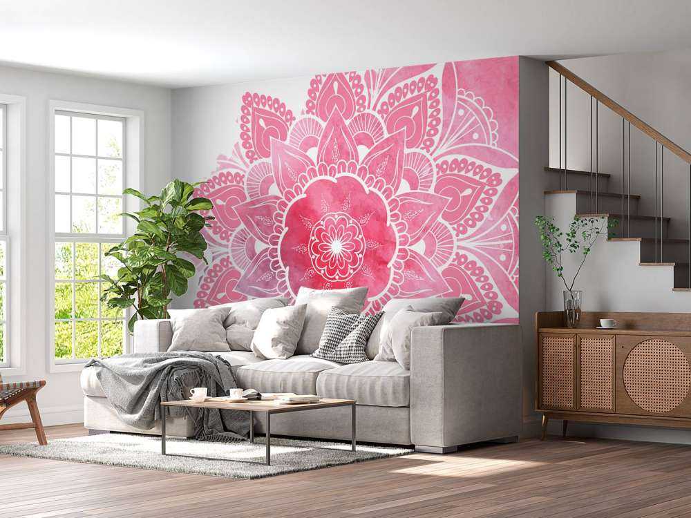 Mandala con motivo floreale