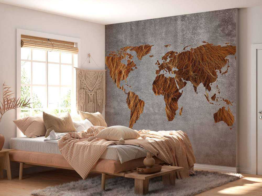 Mappa del mondo con texture