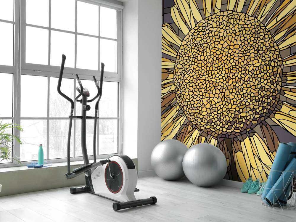 Fiore di camomilla giallo