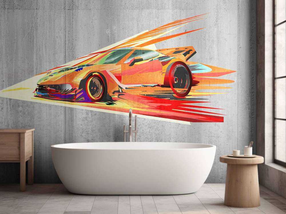 Graffiti racecar