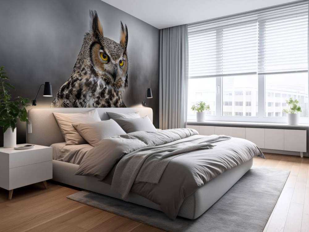 Gufo dalle piume marroni