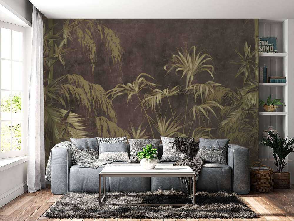 Gioco d'Ombra delle Foglie di Palma