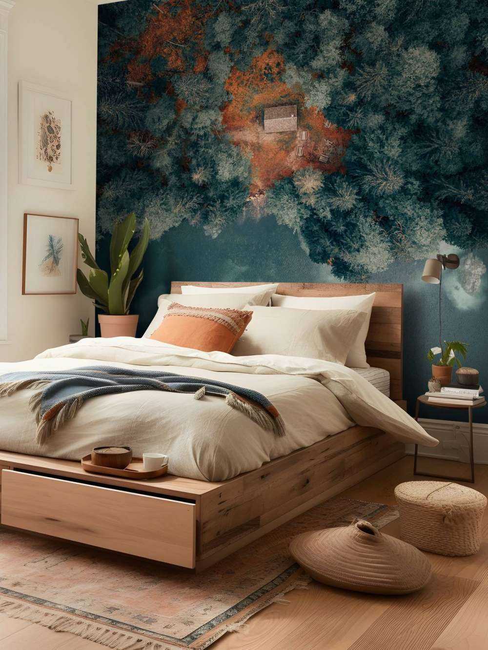 Cabina in mezzo alla foresta