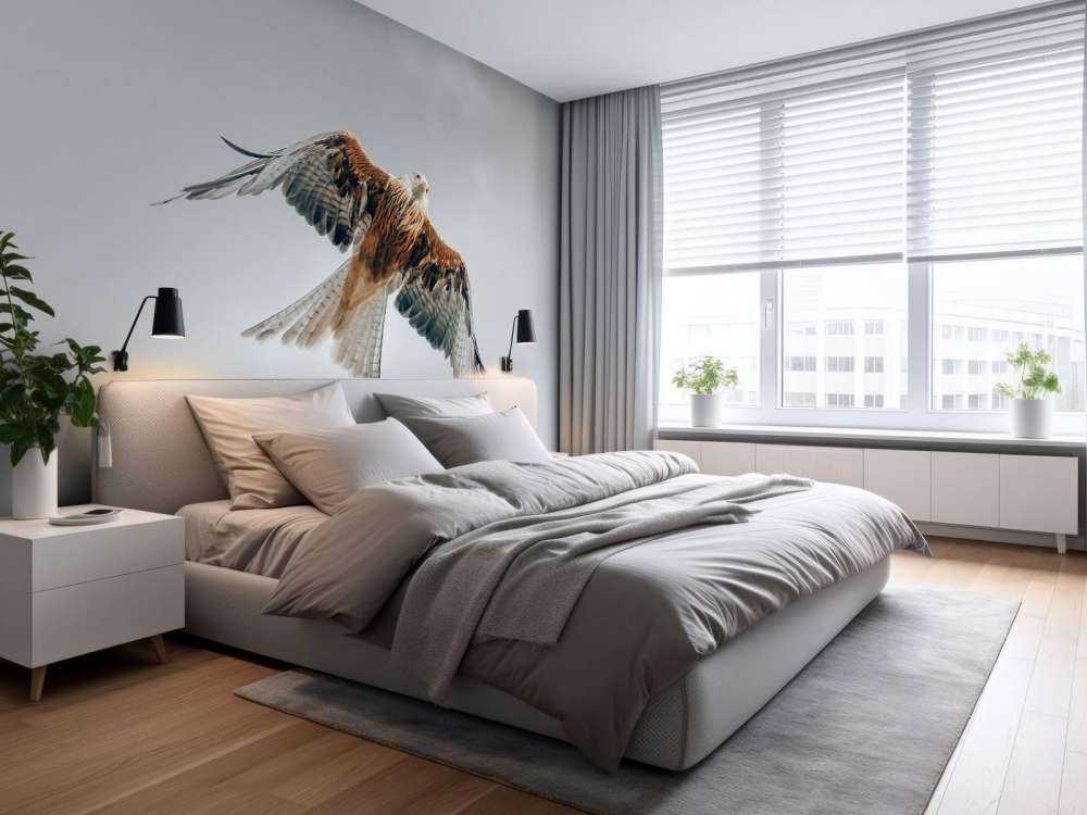 Aquilone rosso nel cielo