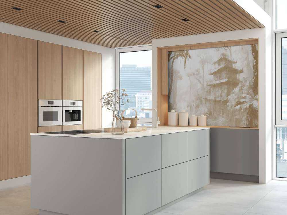 Capanna Nascosta nella Foresta Nebbiosa, taupe