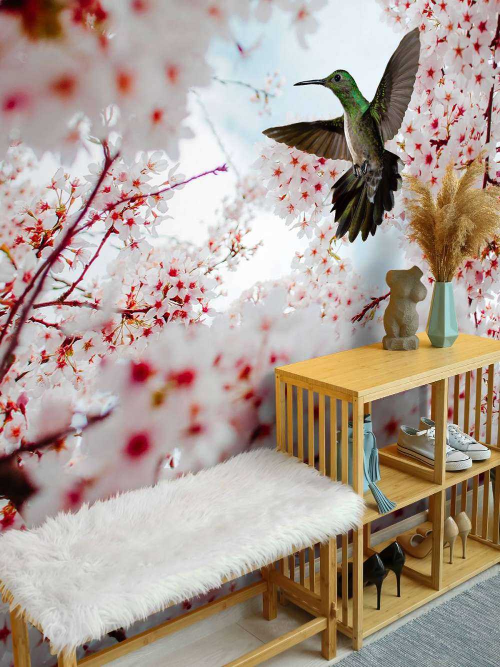 Colibrì tra i fiori