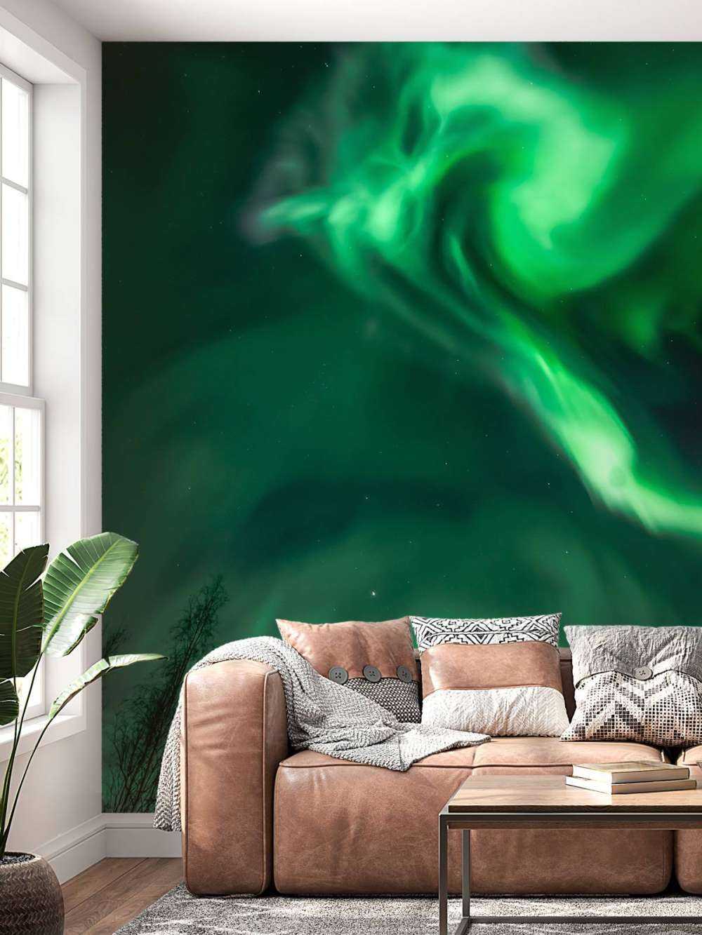 Aurora boreale a spirale