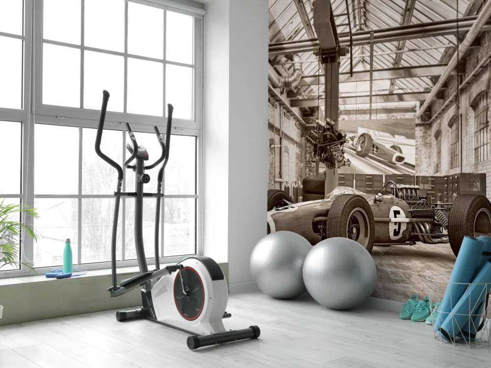 Vecchia auto da corsa