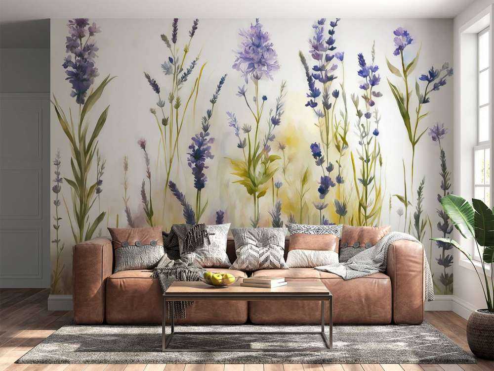 Lavanda Radura Senza Giunte Pastello