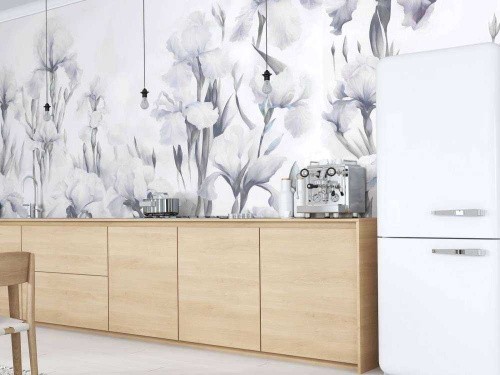 Iris danzano grigio senza soluzione di continuità