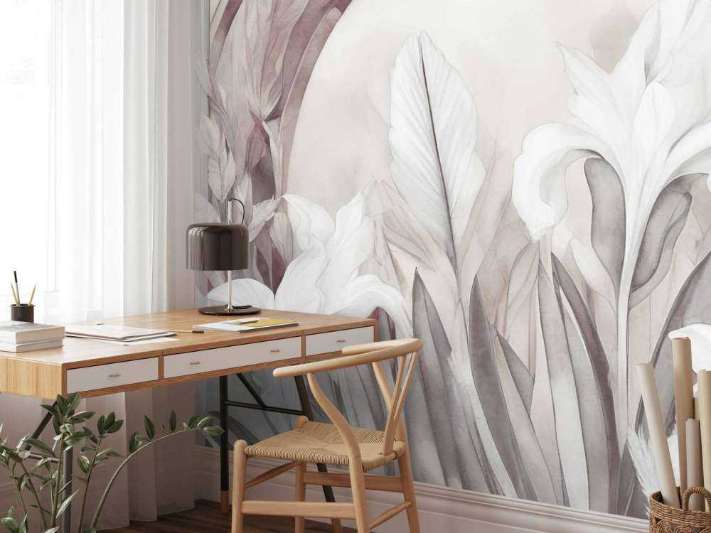 Iris all'alba arancione