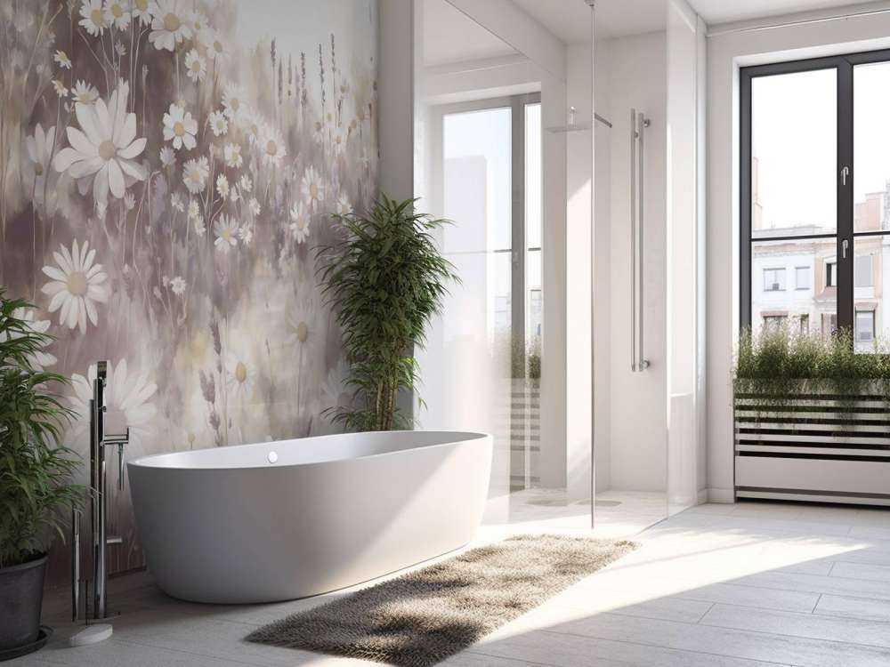 Campo di Margherite Quieto Rosa