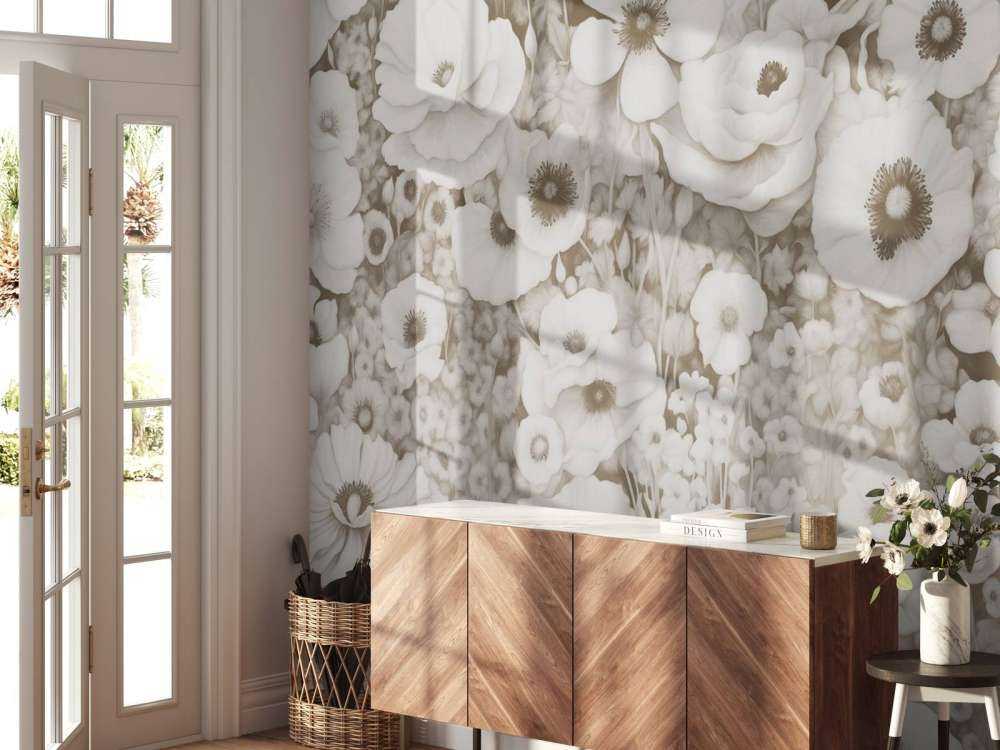 Racconto di Papavero Monocromo Giallo