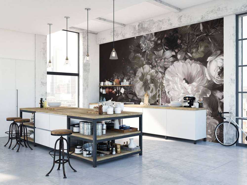 Bouquet con lilla verde