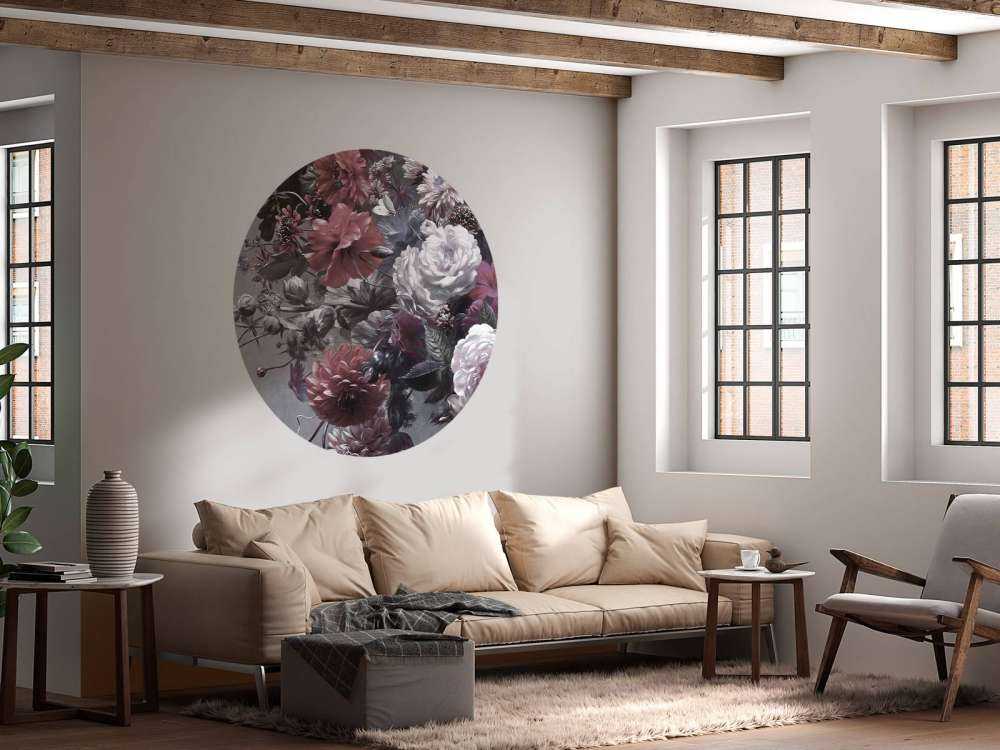 Grande bouquet con papaveri rossi