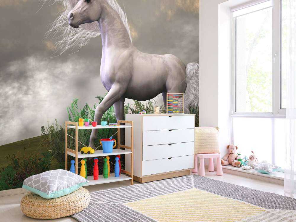 Unicorno nella tempesta