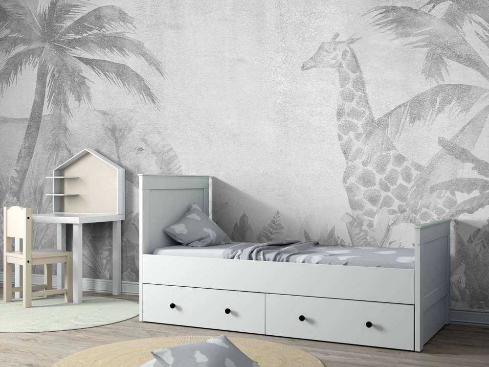 Allegri animali della giungla sul cemento