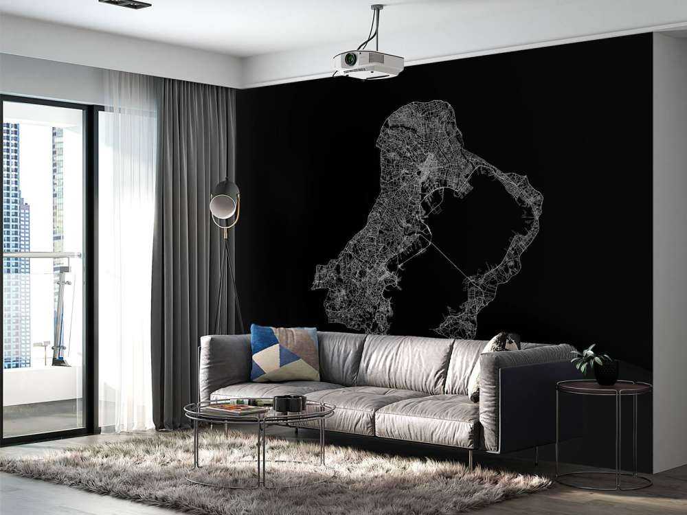 Mappa di Tokyo, nero