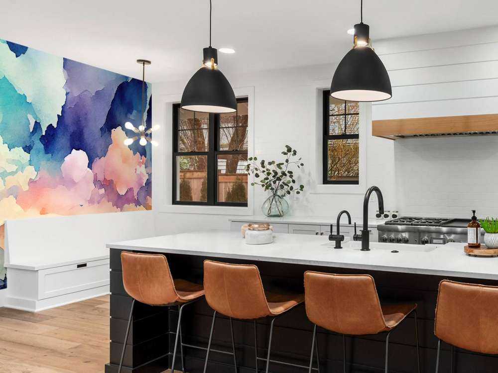 Sfondo astratto ad acquerello