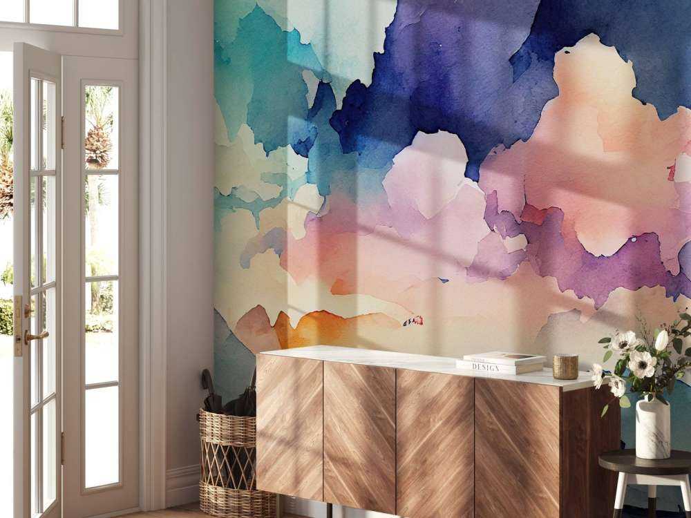 Sfondo astratto ad acquerello