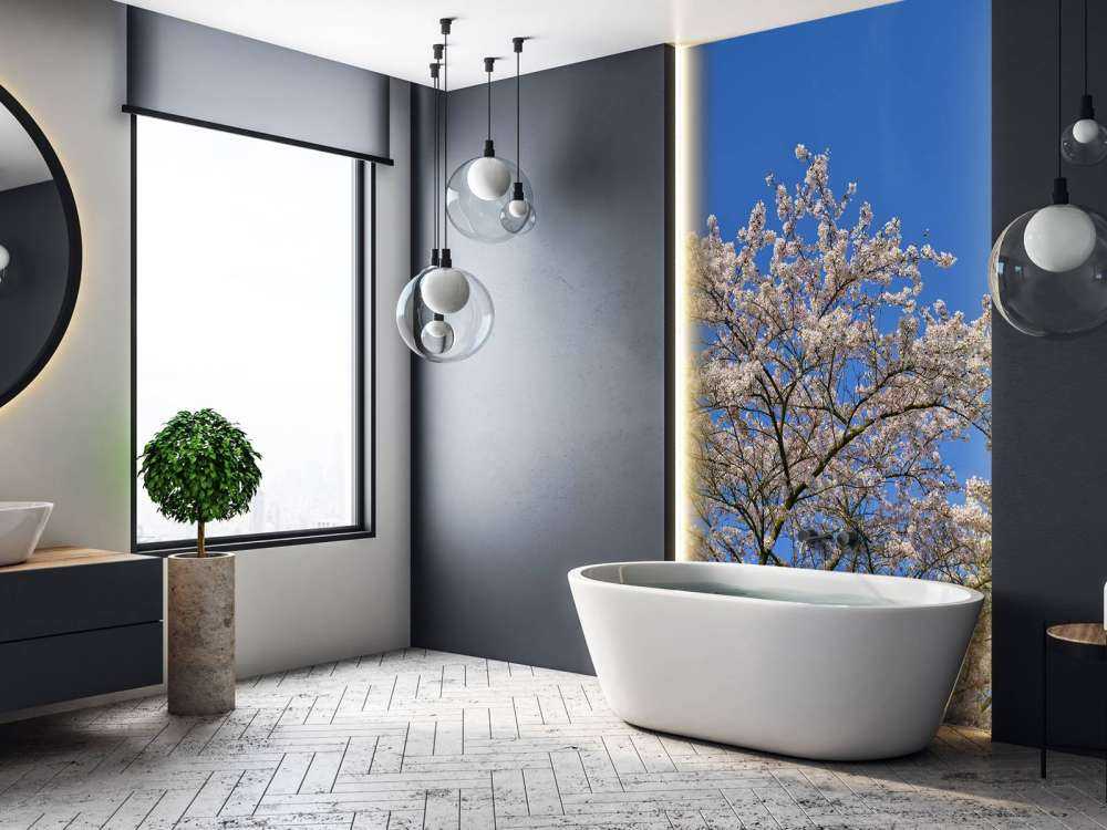 Fiore con il cielo blu