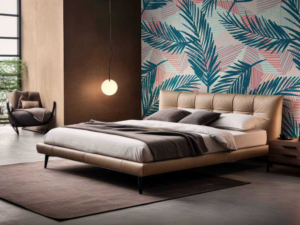 Foglie di palma astratte